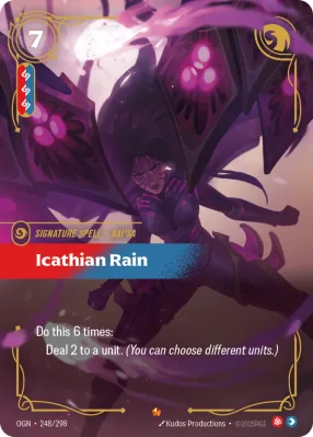 Icathian Rain, Riftbound card OGN-248/298 from Origins