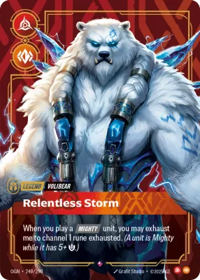 Relentless Storm, Riftbound card OGN-249/298 from Origins