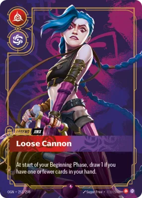 Loose Cannon, Riftbound card OGN-251/298 from Origins