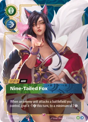 Nine-Tailed Fox, Riftbound card OGN-255/298 from Origins