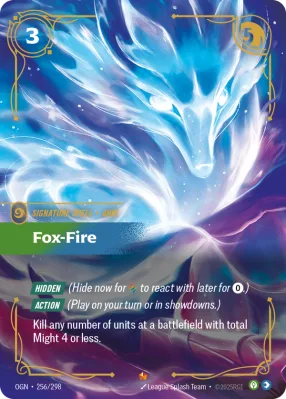 Fox-Fire, Riftbound card OGN-256/298 from Origins