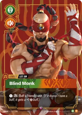 Blind Monk, Riftbound card OGN-257/298 from Origins