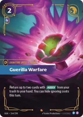 Guerilla Warfare, Riftbound card OGN-264/298 from Origins