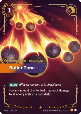 Bullet Time, Riftbound card OGN-268/298 from Origins