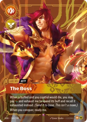The Boss, Riftbound card OGN-269/298 from Origins