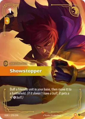 Showstopper, Riftbound card OGN-270/298 from Origins