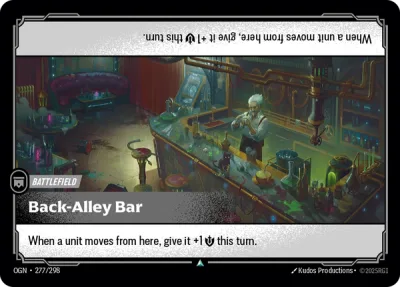 Back-Alley Bar, Riftbound card OGN-277/298 from Origins