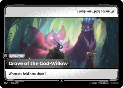 Grove of the God-Willow, Riftbound card OGN-280/298 from Origins
