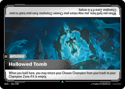 Hallowed Tomb, Riftbound card OGN-281/298 from Origins