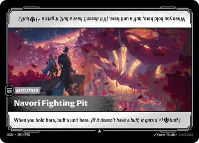 Navori Fighting Pit, Riftbound card OGN-283/298 from Origins