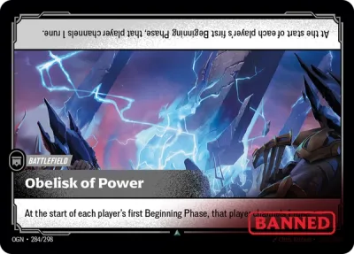 Obelisk of Power, Riftbound card OGN-284/298 from Origins