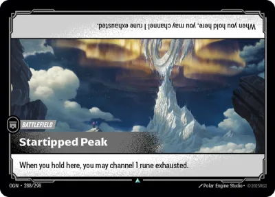 Startipped Peak, Riftbound card OGN-288/298 from Origins