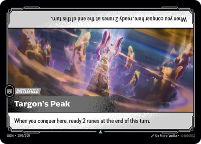 Targon's Peak, Riftbound card OGN-289/298 from Origins