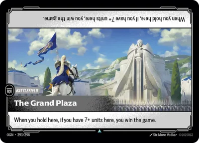 The Grand Plaza, Riftbound card OGN-293/298 from Origins