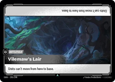 Vilemaw's Lair, Riftbound card OGN-295/298 from Origins