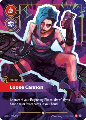 Loose Cannon, Riftbound card OGN-301/298 from Origins
