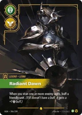 Radiant Dawn, Riftbound card OGN-306/298 from Origins