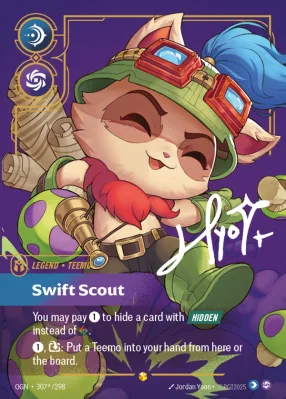 Swift Scout, Riftbound card OGN-307*/298 from Origins