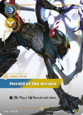 Herald of the Arcane, Riftbound card OGN-308/298 from Origins