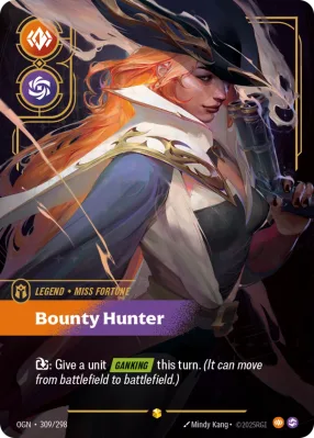 Bounty Hunter, Riftbound card OGN-309/298 from Origins