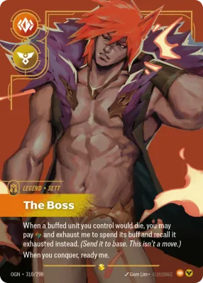 The Boss, Riftbound card OGN-310/298 from Origins