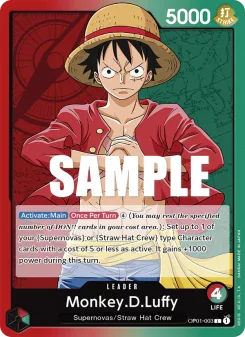 One Piece card OP01-003 artwork