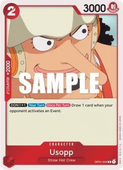 One Piece card OP01-004 artwork