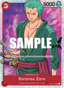 One Piece card OP01-025 artwork