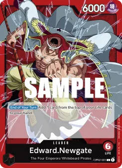 One Piece card OP02-001 artwork
