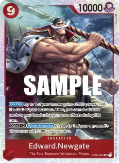 One Piece card OP02-004 artwork