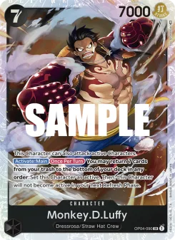 One Piece card OP04-090 artwork