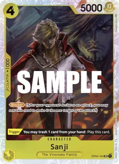 One Piece card OP04-104 artwork