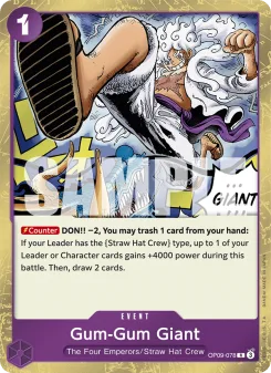 One Piece card OP09-078 artwork
