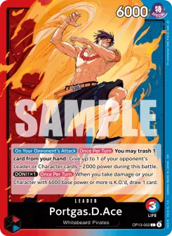 One Piece card OP13-002 artwork