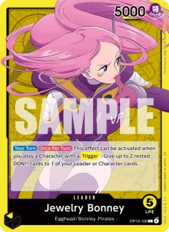 One Piece card OP13-100 artwork