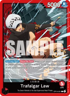 One Piece card OP14-001 artwork