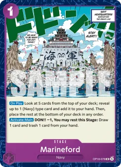 One Piece card OP16-078 artwork