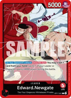 One Piece card OP17-001 artwork