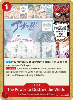 One Piece card OP17-018 artwork