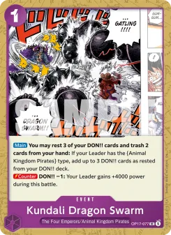 One Piece card OP17-077 artwork