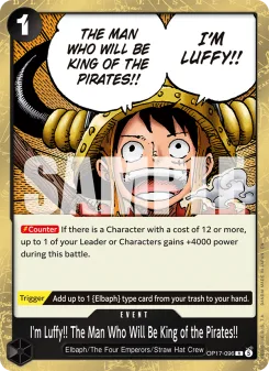 One Piece card OP17-096 artwork