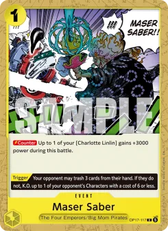 One Piece card OP17-117 artwork