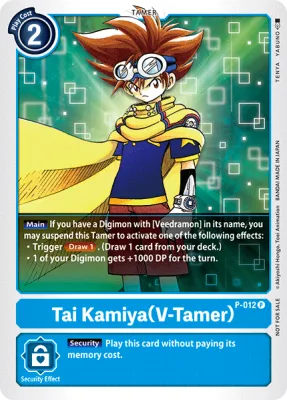 Tai Kamiya (V-Tamer), Digimon card P-012