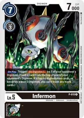 Infermon, Digimon card P-015