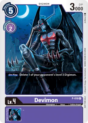 Devimon, Digimon card P-018