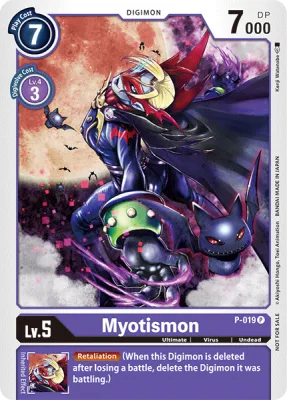 Myotismon, Digimon card P-019