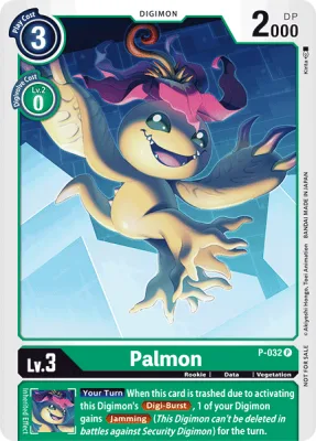 Palmon, Digimon card P-032