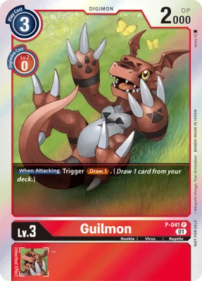 Guilmon, Digimon card P-041