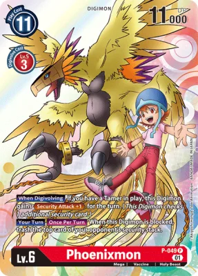 Phoenixmon, Digimon card P-049