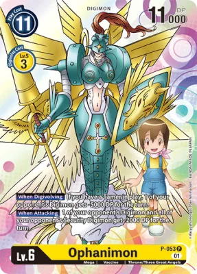 Ophanimon, Digimon card P-053